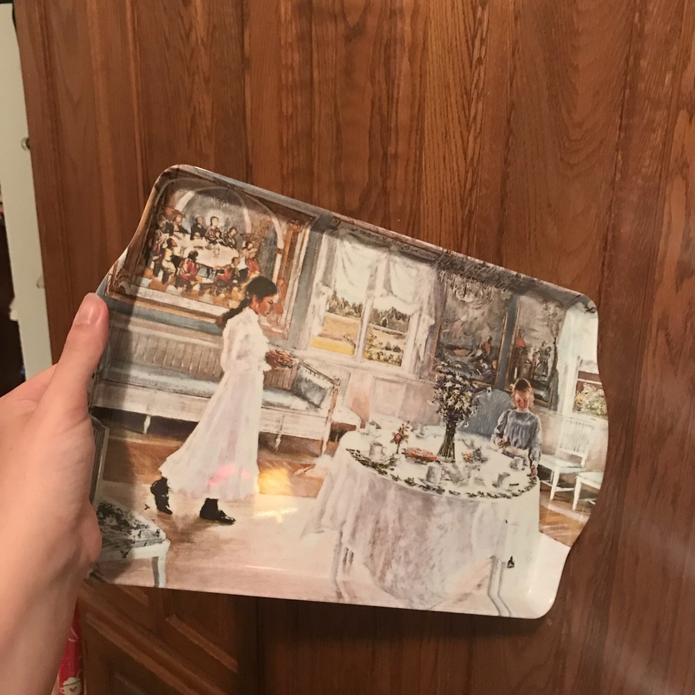 Vintage A S H D E N E serving tray